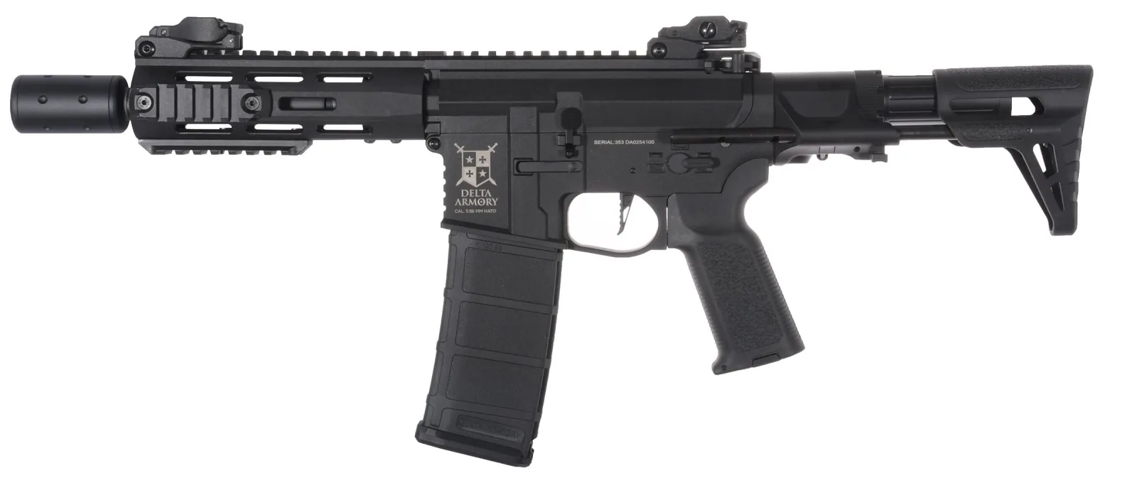 AEG M4 AR15 M-LOK SilentOps 6,5" Charlie EAGLE noire