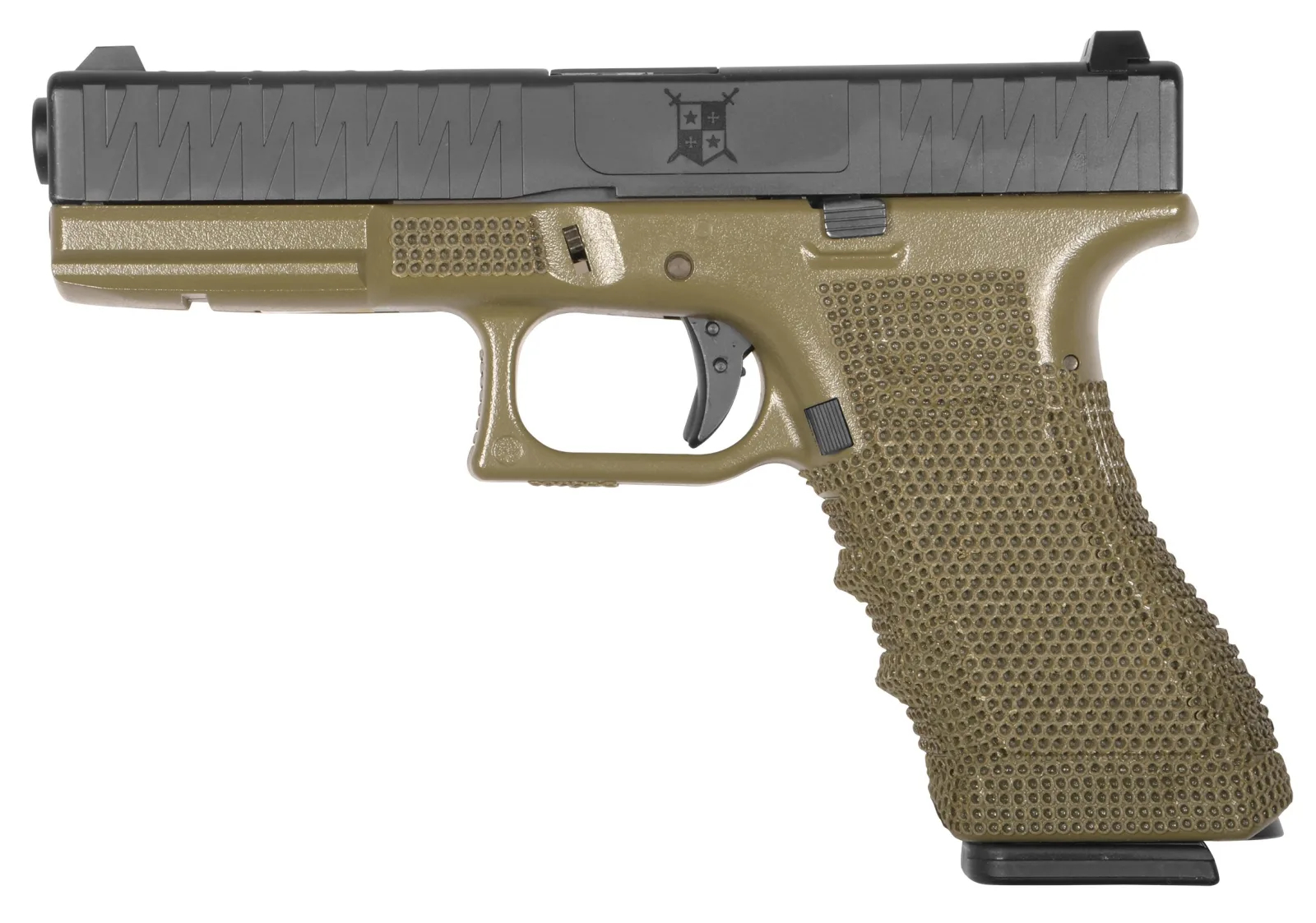 Réplique de poing P05 GBB Green Gas olive