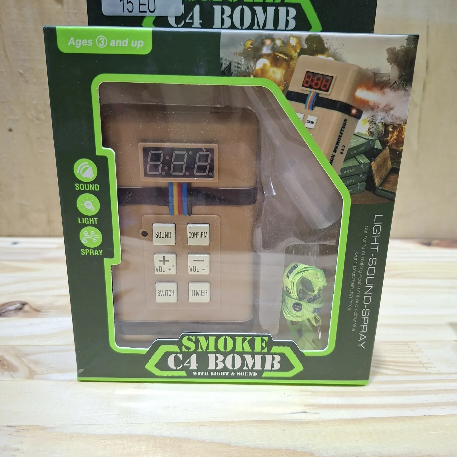 Mini bombe timer + fumé C4 -T